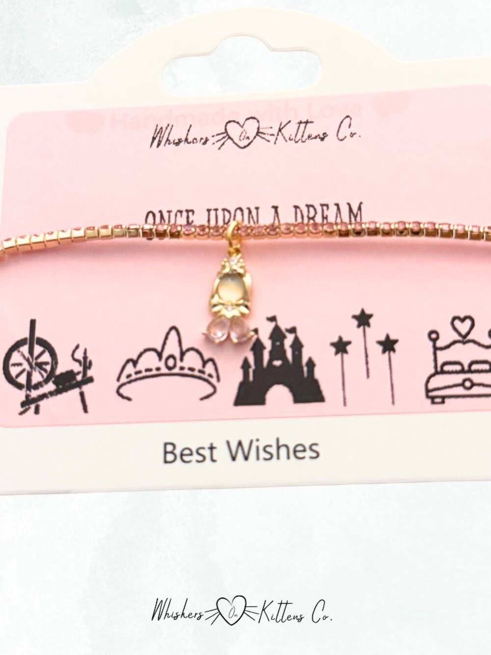 Sleeping Beauty Rhinestone Bracelet